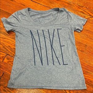 Nike Women's Heather Blue Short Sleeve Tee